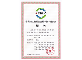 2022年中國輕工業聯合會科學技術發明獎