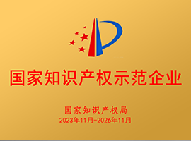 國家知識產權示范企業